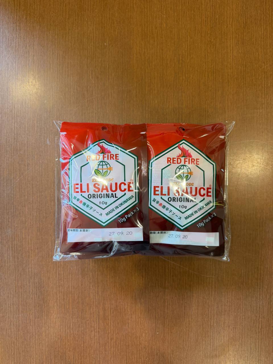 ELI SAUCE Red Fire 10g×3個入り 10パックセット（合計30個）