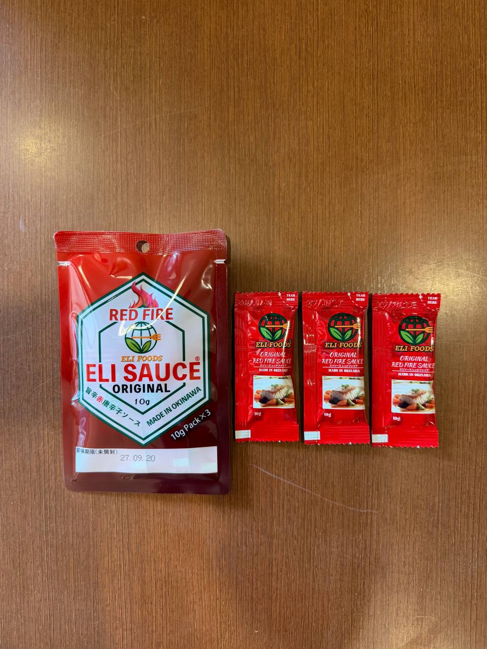 ELI SAUCE Red Fire 10g×3個入り 10パックセット（合計30個）