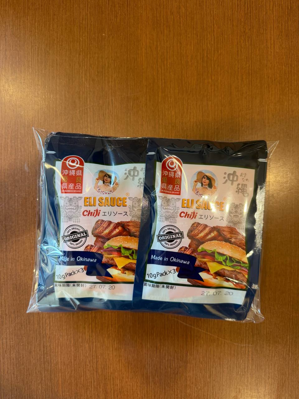 ELI SAUCE Chili 10g×3個入り 10パックセット（合計30個）