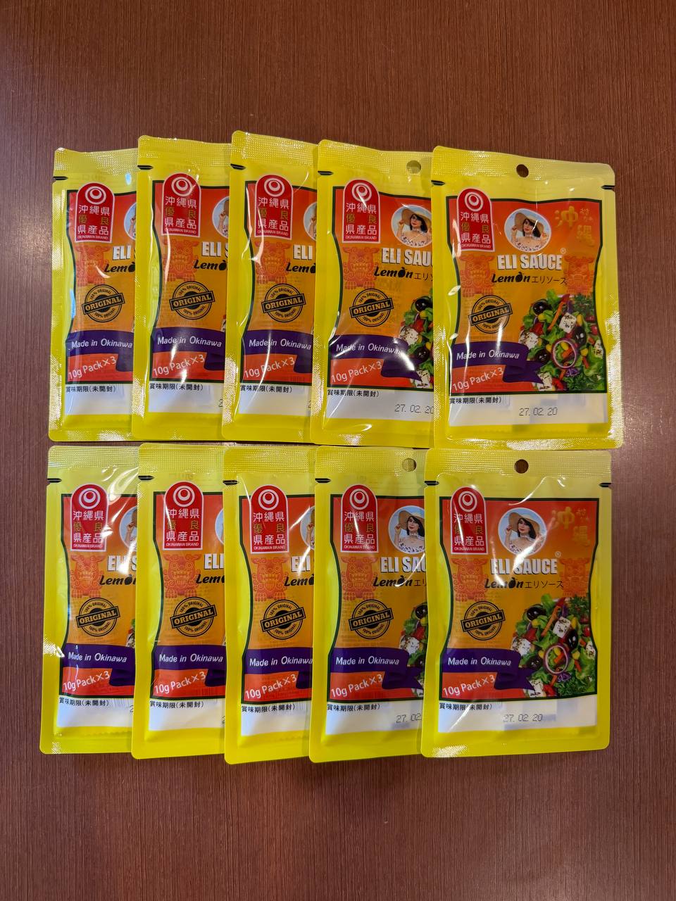 ELI SAUCE Lemon 10g×3個入り 10パックセット（合計30個）